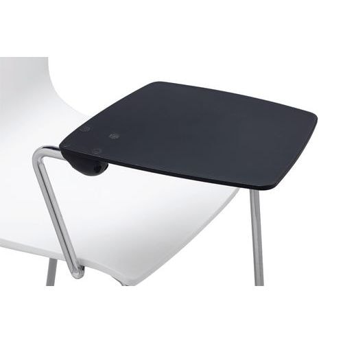Lot de 2 tablettes technopolymère pour chaises Alice - noir - Image principale