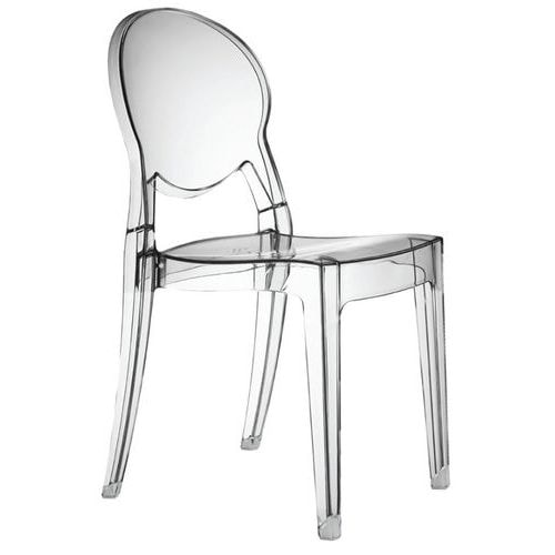 Lot de 4 chaises Igloo 4 pieds non feu - transparent - Image principale