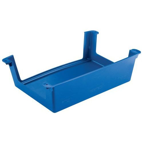 Lot de 10 casiers scolaires polypropylène bleus - Image principale