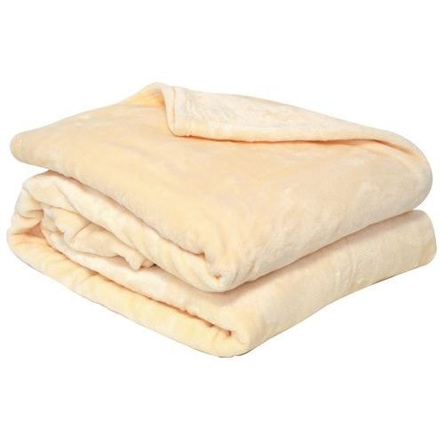 Lot de 5 plaids microflanelle microfibre 130 x 170 cm Ivoire - Image principale