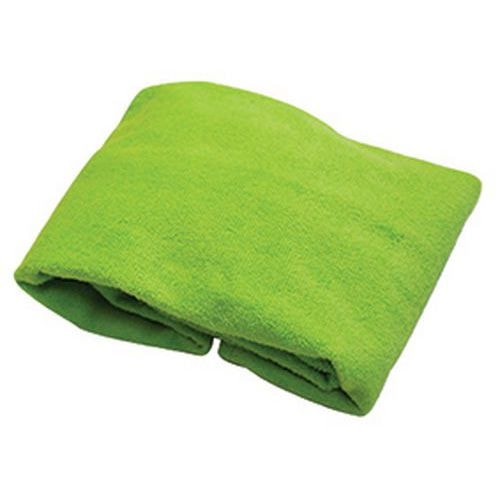 Lot 10 serviettes de toilette microfibre 50 x 90 cm Pomme - Image principale