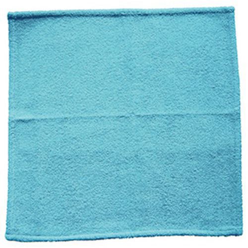 Lot 10 carrés éponge coton 400 g/m² 50 x 50 cm Emeraude - Image principale
