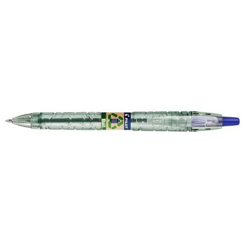 Stylo bille rétractable B2P Ecoball - Bleu - Image principale
