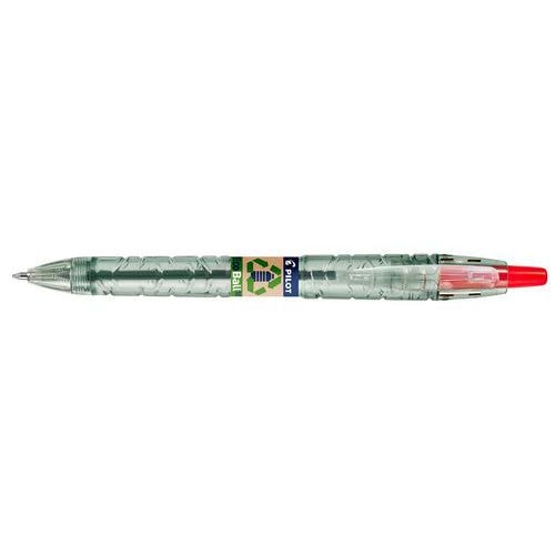 Stylo bille rétractable B2P Ecoball - rouge - Image principale