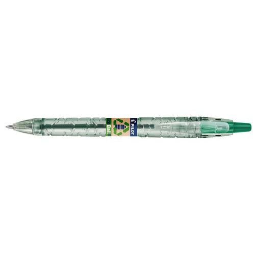 Stylo bille rétractable B2P Ecoball - vert - Image principale