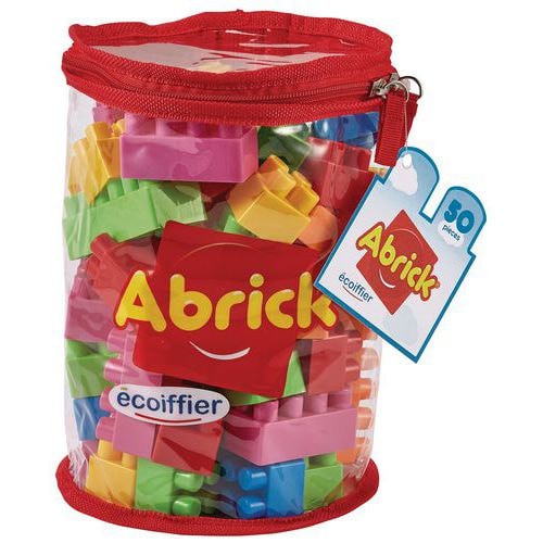 Sac tube de 50 briques de construction - Image principale