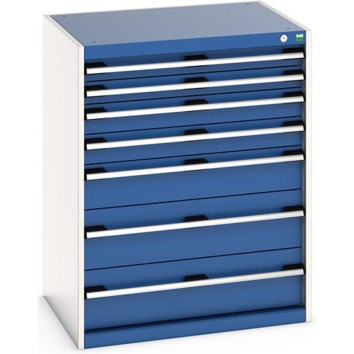Armoire d'atelier à tiroirs Bott SL-86 - 7 tiroirs, dimensions L800xP650xH1000 mm - Bott - Image principale
