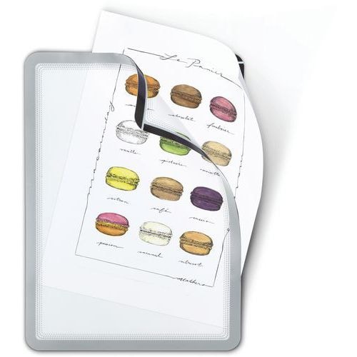 2 pochettes cadre d'affichage magnétique Magneto A4 210 x 297 mm Gris - Image principale