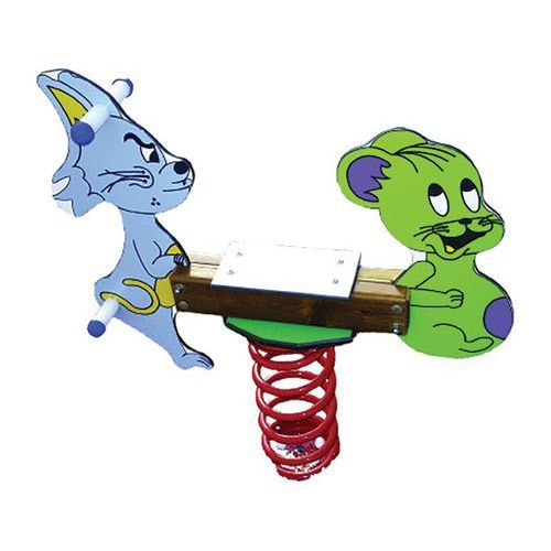 Jeu à ressort PTIT LOUP CHAT SOURIS - Image principale