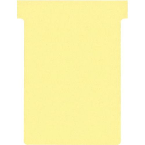 Lot de 100 Fiches T Nobo Indice 3 jaunes - Image principale
