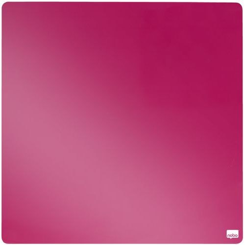 Tableau mémo carré magnétique - 360 x 360 mm - rose- Nobo - Image principale