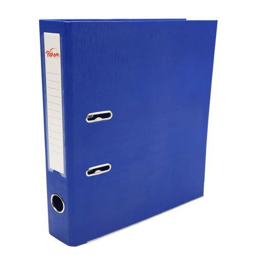 Classeur à levier plastique A4 dos: 50mm avec œillets de blocage - Bleu - Image principale