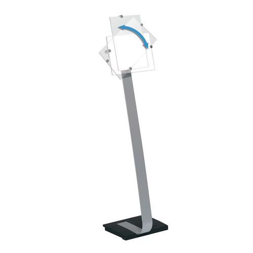 Support d'information sur pied Crystal Sign Stand®, Pour format : A4 - Image principale