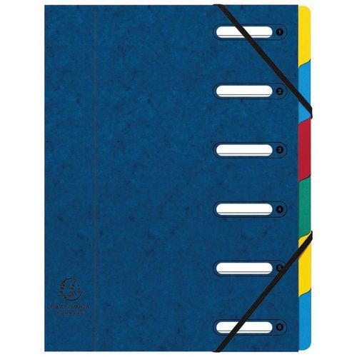 Trieur harmonika® à fenêtres avec élastiques 6 compartiments - Image principale