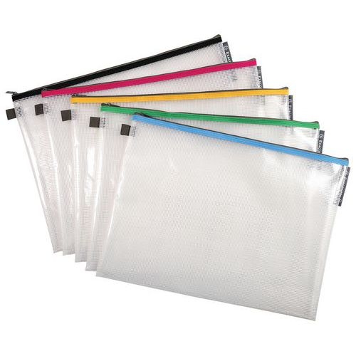 Pochette à fermeture éclair en plastique souple - Exacompta - Image principale