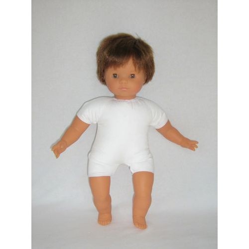 Bébé européen garçon 40 cm avec cheveux - Image principale