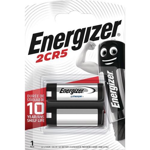 Pile Lithium appareil électroniques et montres - 2CR5 - Energizer - Image principale
