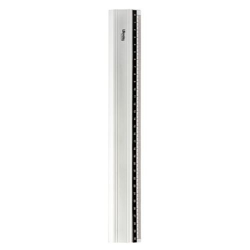 Règle plate aluminium anti-dérapante pour couper au cutter dimension : 30 cm - Image principale