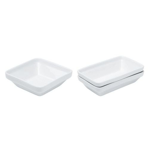 Ravier rectangulaire en porcelaine 25cl blanc - Image principale
