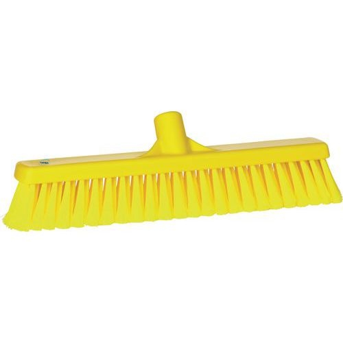 Lot de 10 Balai, 410 mm, Souple/fleuré, Jaune - Image principale