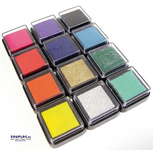 Tampon encreur mini 12 couleurs - Image principale